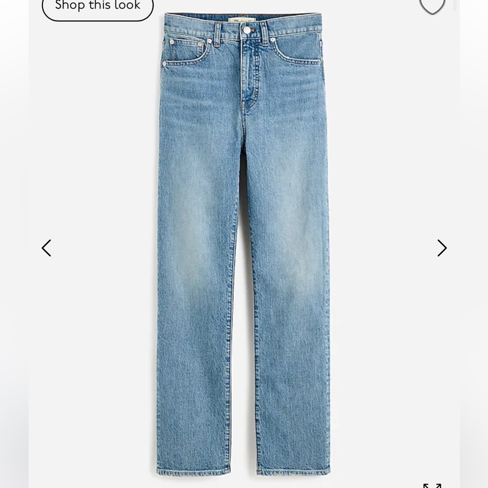 Madewell 90s Straight Crop Jean